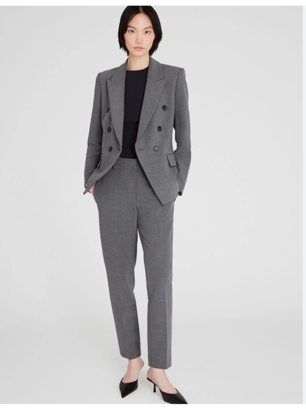 Club Monaco - Tailored Women's Gray Pants in Size 6 - Like New